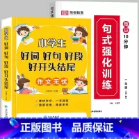 [推荐全2册]句式训练+好词好句好段 小学四年级 [正版]荣恒小学语文句式训练大全一二三四五六年级扩句仿句组词造句修改病