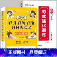 [推荐全2册]句式训练+好词好句好段 小学五年级 [正版]荣恒小学语文句式训练大全一二三四五六年级扩句仿句组词造句修改病