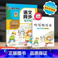 [正版]2023墨点字帖人教版二年级下册语文同步练字帖小学生2年级字帖同步铅笔字帖正楷入门基础训练初学者钢笔硬笔规范字