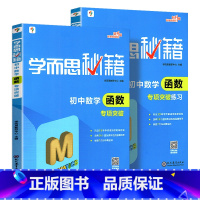 [全套2本]函数突破教程+练习 初中通用 [正版]新版秘籍 初中数学几何辅助线函数专项突破+练习 初中7-9年级七八九年