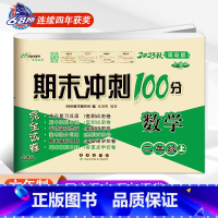 上册 数学青岛版(六三制) 小学二年级 [正版]2024春期末冲刺100分二年级上册下册语文人教版+数学青岛版六三制五四