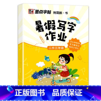 2升3年级 暑假写字作业 [正版]寒假写字作业天天练一二三四五六年级同步写字课人教版上下册预习复习强化巩固儿童小学生铅笔