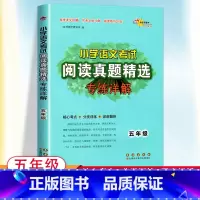 [正版]2023新版小学语文考试阅读真题精选专练详解五年级小学生5年级上册下册核心考点分类训练解析语文训练习题课外书常考