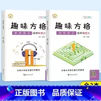 视觉练习+听觉练习[2本] 小学通用 [正版]荣恒 趣味方格训练听觉视觉控笔练习幼儿园小学3-12岁儿童专注力培优舒尔特