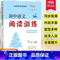 初中语文阅读训练 七年级上 [正版]初中语文阅读训练七年级初一上册同步阅读必刷题复习资料七年级语文阅读理解专项训练记叙文