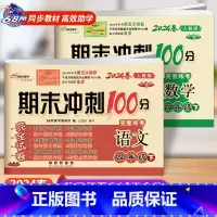 [正版]2024春 新版 人教版 期末冲刺100分完全试卷语文四年级下册+数学共2本 语文数学书试卷同步练习与测试 4年