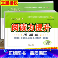 [正版]新版小学语文阅读力提升三3年级上下册阅读理解能力技能专项训练100篇技巧点拨测试卷含答案详解周周练期末测评试卷模