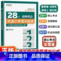 28个核心考点吃透小学语文阅读 小学通用 [正版]28个核心考点吃透小学语文阅读一二三四五六年级人教版阅读答题公式法实战