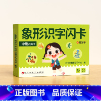 中级象形识字闪卡 [正版]幼儿象形识字闪卡幼儿园专注力划消卡儿童小学生图形认知记忆力幼小衔接早教教具基础进阶强化全面均衡