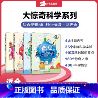 《地理大惊奇》 [正版]学而思大惊奇科学系列全4册适合9-14岁物理化学地理生物大惊奇少年儿童课外阅读科普知识大橱窗拓展