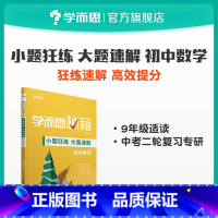 [正版]保价双11秘籍 小题狂练大题速解 初中数学 中考二轮复习