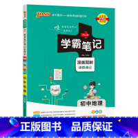 地理 初中通用 [正版]2024新版学霸笔记初中全套语文数学英语物理化学地理生物道德与法治历史文言文七八九年级同步教辅资