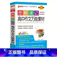 语文作文万能素材 高中通用 [正版]2024新图解速记高中语文作文素材热门押题精彩语段实用素材高考满分作文大全高一高二高