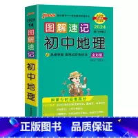 地理 初中通用 [正版]2024新图解速记初中地理知识点汇总速查速记背记手册基础知识大全七八年级初一二中考会考备考复习资