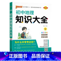 地理 初中通用 [正版]全国通用初中生物知识大全2024新版国一八年级基础知识手册实验探究知识清单初一二会考小中考pas