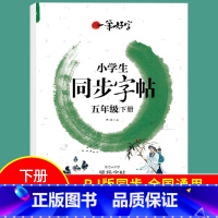 五年级下册 小学通用 [正版]小学生练字帖同步字帖人教版语文一 二 三年级 四年级 五 六 国一上册下册罗扬字帖每日一练