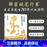 [正版]行书字帖硬笔书法练字书家王正良书圣王羲之第54代孙传人解密硬笔行书教程影片讲解飘逸男生钢笔硬笔书法作品欣赏书法爱