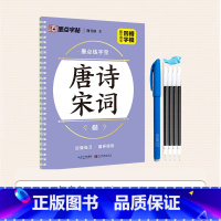 [1册]唐诗宋词 [正版]练字宝楷书凹槽练字帖3本装初学者成人手写练字男生女生字体漂亮字钢笔速成字帖硬笔书法练字本大学生