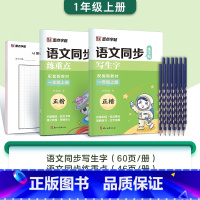 [2本+铅笔]一年级上册(含AI测评) [正版]字帖一年级二三年级上册小学生练字人教版语文同步练字帖四五六年级下册生字描