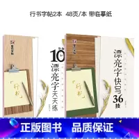 行书临摹2本套装(基础教程) [正版]行书字帖硬笔大学生男生女生字体字帖草书潦草初学者书法练字荆霄鹏行楷字帖草书行书练字