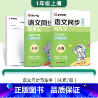 [2本]一年级上册(含AI测评) [正版]字帖一年级二三年级上册小学生练字人教版语文同步练字帖四五六年级下册生字描红每日