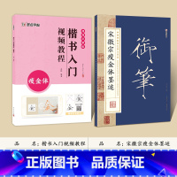 [2册]教程+原色放大 [正版]瘦金体字帖套装成人练字帖漂亮字体大学生硬笔书法字帖宋徽宗瘦金体字帖楷书临摹练习初学者毛笔