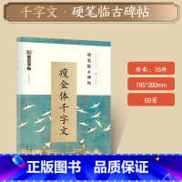 [1册]硬笔临贴-瘦金体千字文 [正版]瘦金体字帖套装成人练字帖漂亮字体大学生硬笔书法字帖宋徽宗瘦金体字帖楷书临摹练习初