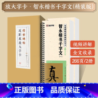 [礼盒装]智永楷书千字文 [正版]字帖多宝塔碑颜真卿曹全碑千字文勤礼碑原帖精修全文影片教程练字帖套装传世碑帖放大版毛笔临