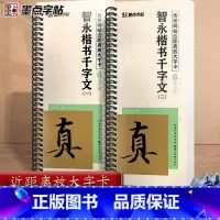 [正版]墨点字帖智永楷书千字文字帖毛笔临摹字帖原帖精修全文楷书入门教程练字帖套装传世碑帖放大版毛笔字帖近距离放大字卡书法