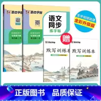 [初中生2本装][语文同步]7年级上册+下册 初中通用 [正版]初中生练字帖语文古诗文文言文正楷字帖墨点荆霄鹏楷书初中八