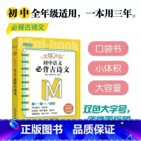 恋练不忘 初中语文 必背古诗文 初中通用 [正版]初中英语词汇词根+联想记忆法:乱序版+同步学练测(共2本) 绿宝书 初