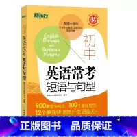 初中英语常考短语与句型 初中通用 [正版]初中英语常考短语与句型 初升高中考常考核心短语句型书籍 初中英语词汇练习便携单