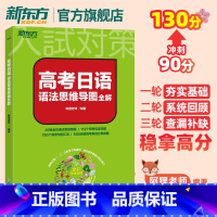 高考日语语法思维导图全解 高考日语 [正版]2024高考日语高分作文攻略阿狸老师 专项训练资料高三高考高中复习搭30天搞