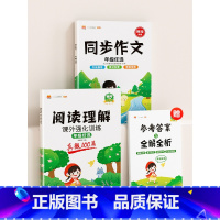 ❤️[阅读作文]2本⚡阅读理解+同步作文(上册) 小学四年级 [正版]阅读理解专项训练书人教版一年级二年级三四五六年级上