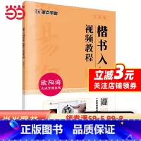 [正版]字帖楷书入门视频教程成人初学毛笔书法入门欧阳询九成宫醴泉铭