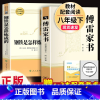 人教版2册](人教)钢铁+(三联)傅雷家书.8下完整版 [正版]经典常谈朱自清和钢铁是怎样炼成的傅雷家书原著完整版初中生