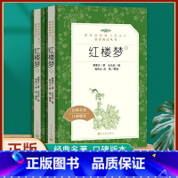 红楼梦-人民文学出版社 [正版]红楼梦原著高中生高一必读四大名著无删减完整版上下册青少年版课外整本书阅读书籍文学人民教育