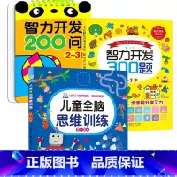 3册:智力开发200+智力开发300+思维训练[2-3岁] [正版]2-3岁宝宝书籍益智早教启蒙认知早教两岁半三岁智力开