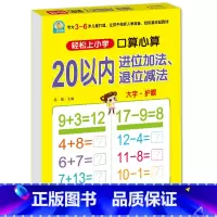 20以内加减法[进位、退位] [正版]10 20以内加减法口算题天天练幼小衔接 十以内二十加减法练习册中班大班全套 数的