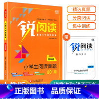 四年级(全一册) 小学通用 [正版]锐阅读小学生语文阅读真题80篇一年级二年级三年级四年级五六年级下册阅读理解专项训练书