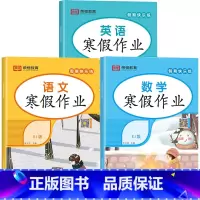 [全3册]语文+数学+英语寒假作业 人教版 小学六年级 [正版]2024新版 寒假作业小学生一二三四五六年级上册全套人教
