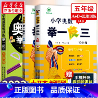 小学奥数举一反三[A+B+思维训练]全3册 小学五年级 [正版]2023新版 小学奥数举一反三五年级上下册 A版+B版人