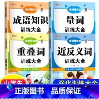 全套4册 小学生词语积累大全训练 小学通用 [正版]词语积累大全训练 二年级成语练习小学语文重叠词叠词量词aabb ab