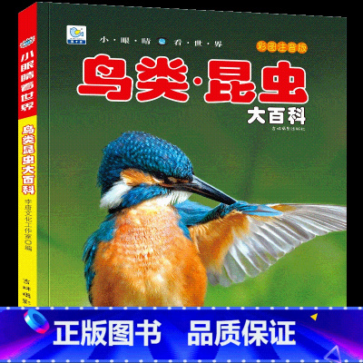 [任选3本39元]鸟类 昆虫大百科 [正版]海洋动物大百科 彩绘注音版7-8-9岁儿童百科全书鱼类动物植物一二年级小学生