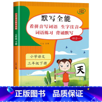 默写全能 三年级下册 小学三年级 [正版]2023新版 默写全能三年级下册语文同步练习册人教版 小学语文默写小达人 看拼