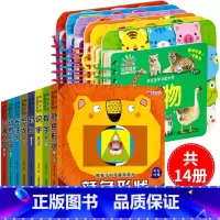 全套14册 奇趣洞洞书+启蒙早教书 [正版]撕不烂硬壳 奇趣认知洞洞书绘本0到3岁 婴儿早教书籍 1-2岁一岁半两岁宝宝