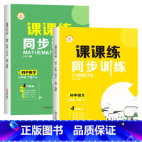[2册]语文+数学 七年级下 [正版]七年级下册同步训练课课练一课一练初一下册英语语文数学练习册全套基础专项训练人教版初