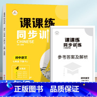 语文 七年级下 [正版]七年级下册同步训练课课练一课一练初一下册英语语文数学练习册全套基础专项训练人教版初中练习试卷人教