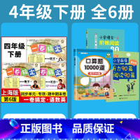 4年级下 语数英+专项训练 小学通用 [正版]2024一卷搞定五年级上沪教版一二年级三四六年级七八九年级上下册第6版语文
