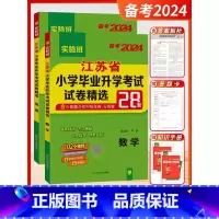 备考2024[2本]数学+英语-江苏专用 小学升初中 [正版]小升初江苏省小学毕业升学考试试卷精选28套卷语文数学英语小